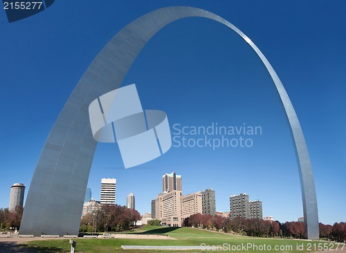 Image of jefferson arch in st louis