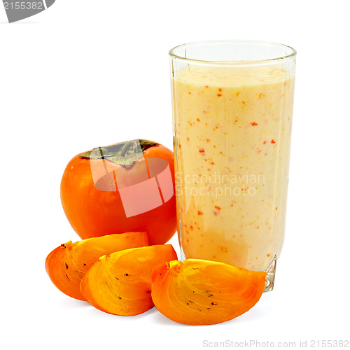 Image of Milkshake with whole persimmon
