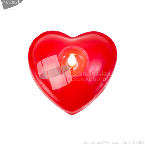Image of Hearts one in the form of candles