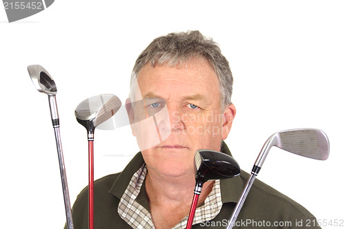 Image of Angry Golfer