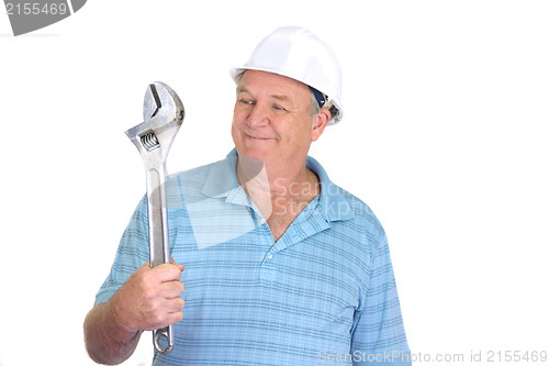 Image of Worker With Wrench
