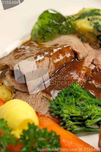 Image of Sliced Roast Lamb