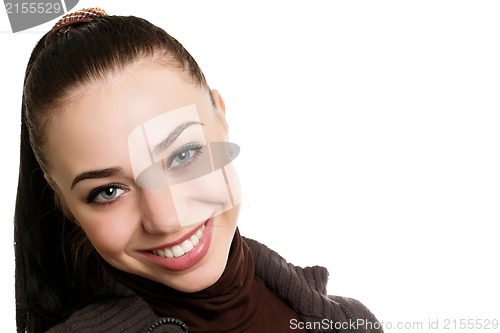 Image of Pretty smiling lady