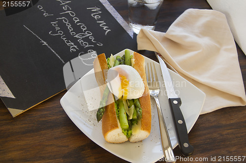 Image of Asparagus And Poached Eggs