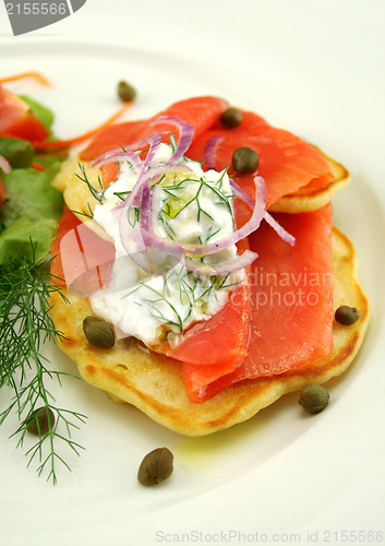 Image of Smoked Trout On Fritters