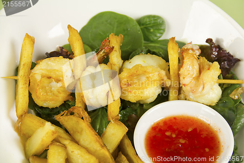Image of Shrimp And Fries Kabob