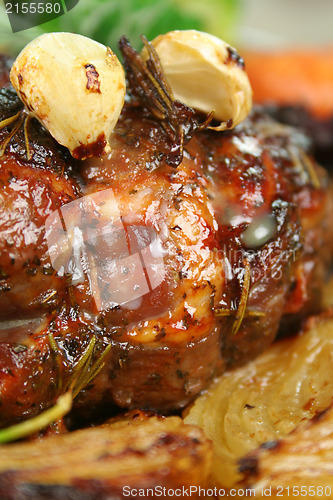 Image of Roast Lamb And Garlic