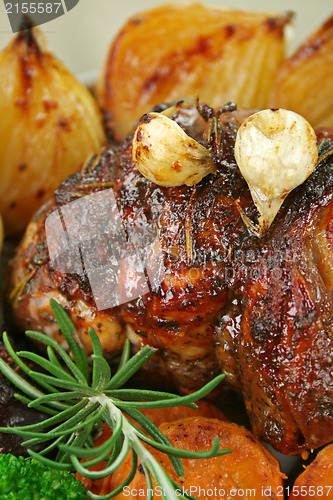 Image of Roast Lamb And Garlic