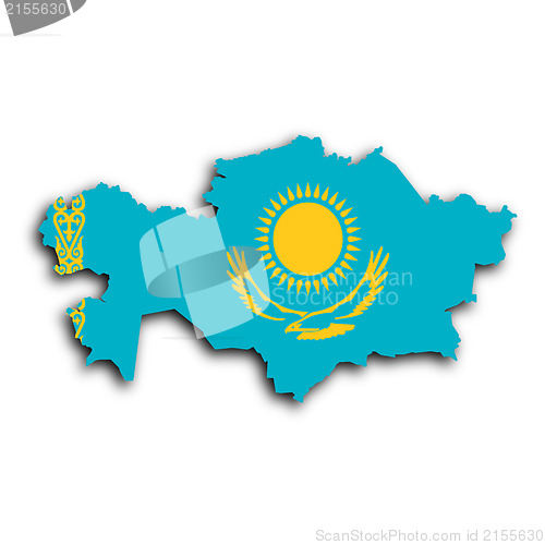 Image of Map of Kazakhstan