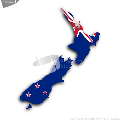 Image of Map of New Zealand