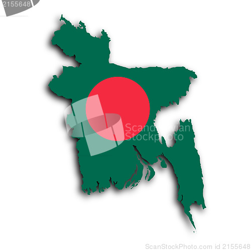 Image of Map of Bangladesh