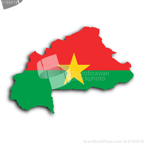 Image of Map of Burkina Faso
