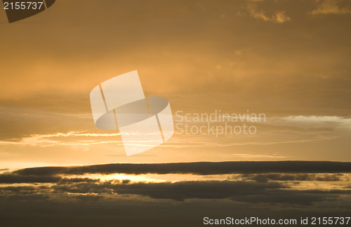 Image of Nice sunset sky