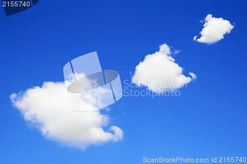 Image of Clouds on the blue sky