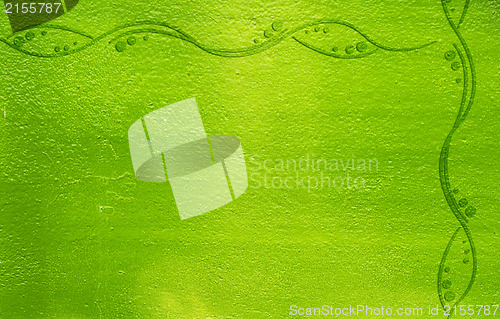 Image of Green grunge background with cool vintage