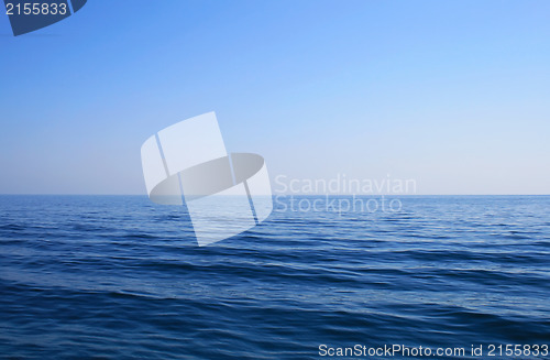 Image of Endless sea and endless blue sky
