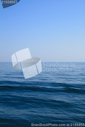 Image of Endless sea and endless blue sky