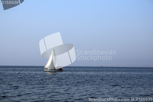 Image of Yacht in the sea