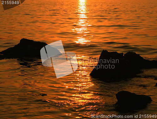 Image of Sunset sea