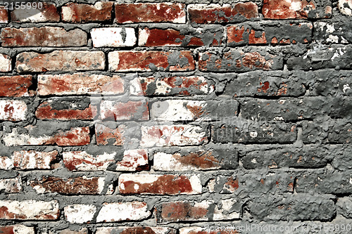 Image of Old grunge brick wall