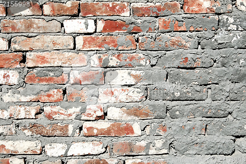 Image of Old grunge brick wall