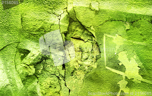 Image of Grunge cracked wall