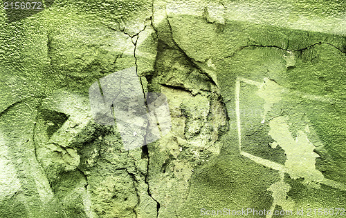 Image of Grunge cracked wall