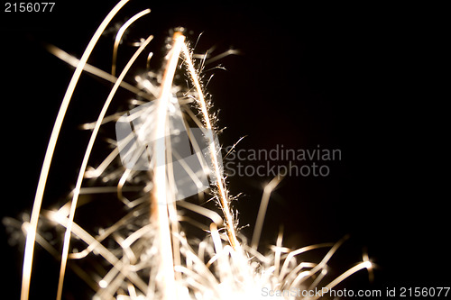 Image of Abstract sparks isolated