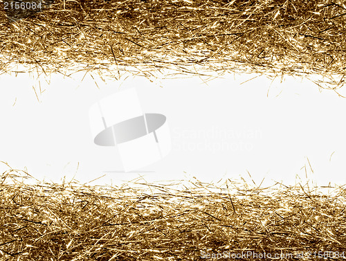 Image of Gold tinsel frame