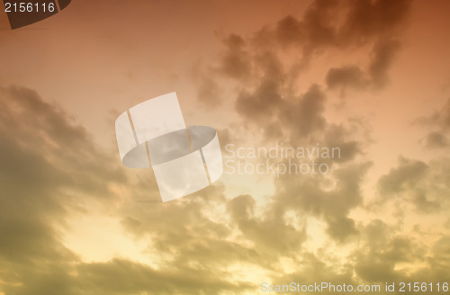 Image of Nice sunset sky