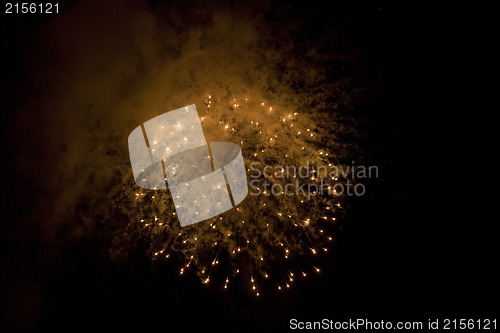 Image of Nice huge fireworks ball