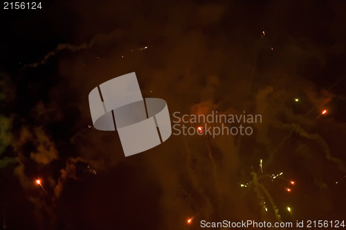 Image of Fireworks abstract background