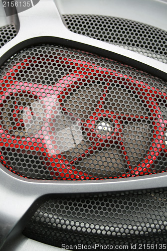Image of Modern auto audio system loud speaker