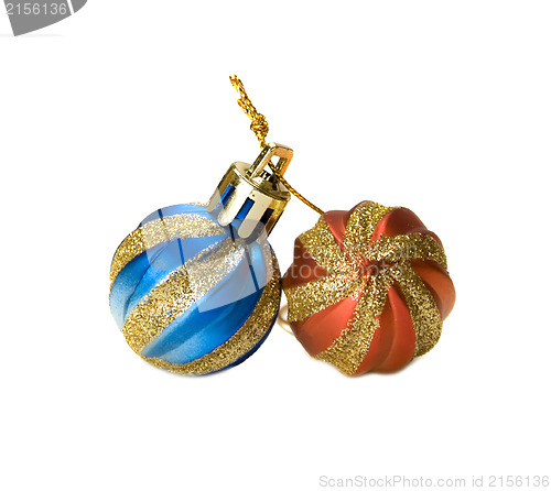Image of New years decoration toys isolated
