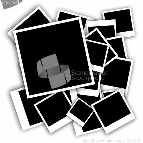 Image of New photo frames isolated