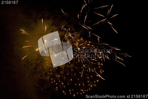 Image of Nice huge fireworks ball