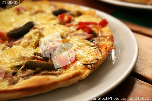 Image of Fresh pizza