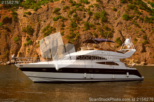 Image of Yacht in the bay