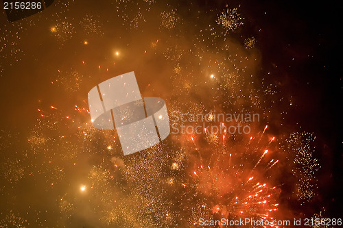 Image of Fireworks abstract background