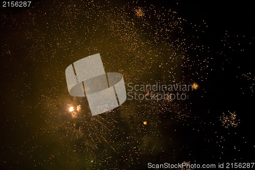 Image of Fireworks abstract background