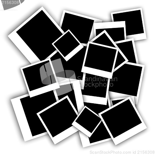Image of New photo frames isolated