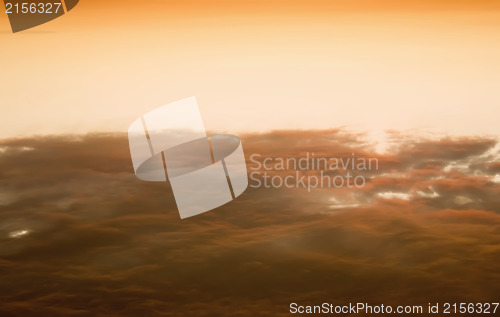 Image of Above the sunset clouds