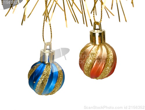 Image of New years decoration toys isolated
