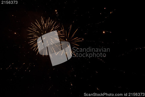 Image of Nice huge fireworks ball