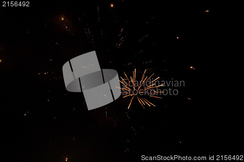 Image of Nice huge fireworks ball