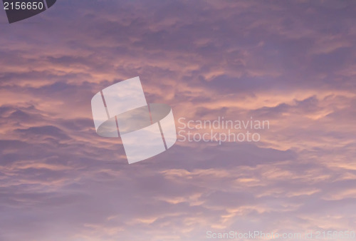 Image of Above the sunset clouds
