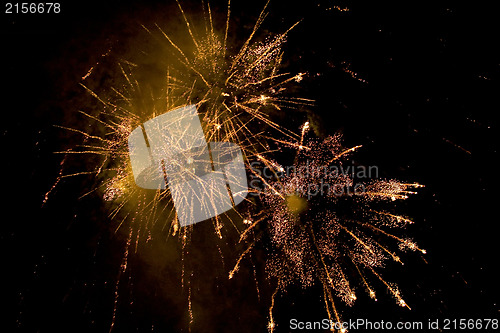 Image of Nice huge fireworks ball