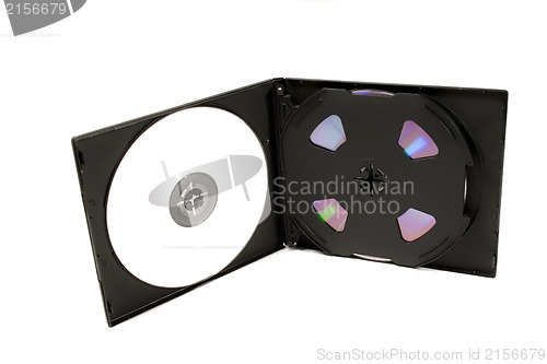 Image of CD DVD case with white cds