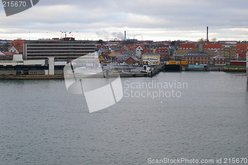 Image of The harbor in Frederikshavn in Denmark