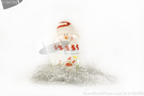 Image of New year decoration snowmen isolated
